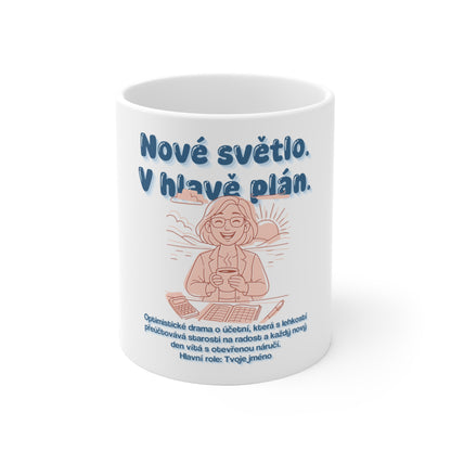 Hrnek pro účetní - Nové světlo: Účetní plánuje