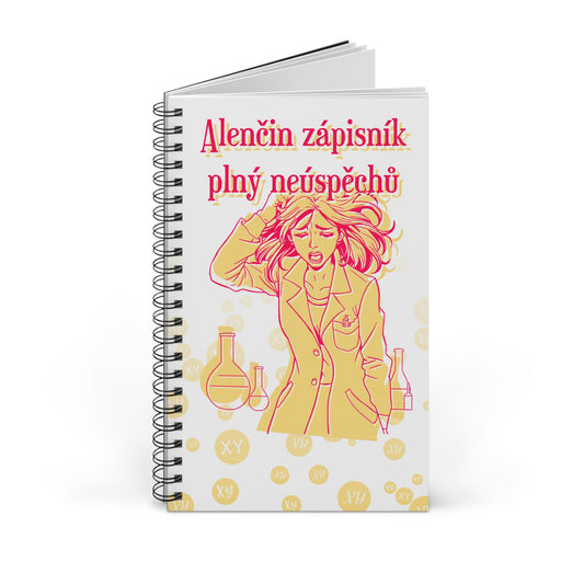 Poznámkový blok pro laborantku - Zápisník výbušných momentů pro laborantku