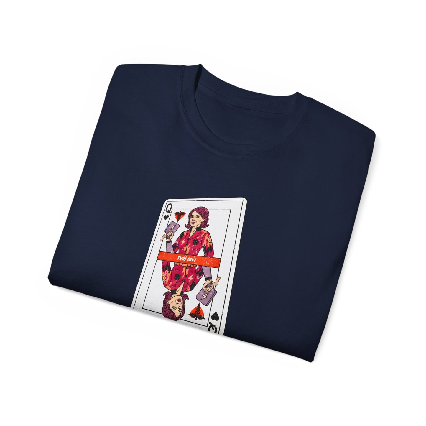 Tričko pro záchranářku - Karty na stole: Záchranářka Queen