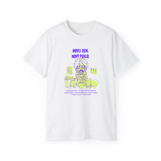 Tričko pro fyzioterapeutku - Ranní Peklo Terapeutky