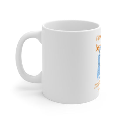 Hrnek pro řidiče nákladního auta - Premiéra řidiče: První doušek. Čistá radost.