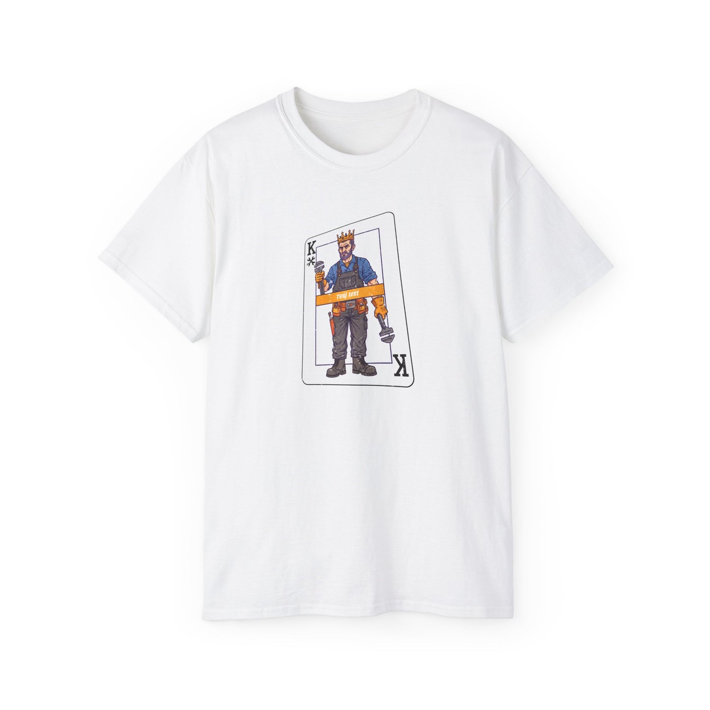 Tričko pro instalatéra - Poker Face Instalatér: Bůh mezi Kohoutky