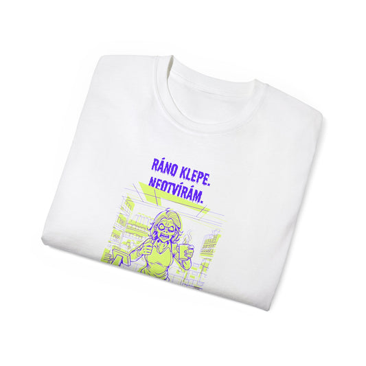 Tričko pro vedoucího prodejny - Sarkastické ranní dilema