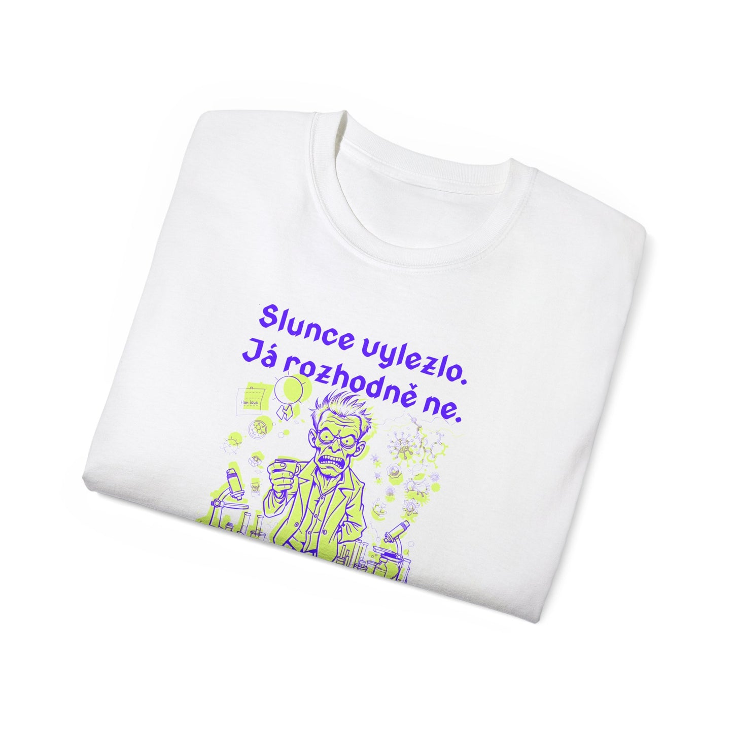 Tričko pro biologa - Káva a Zkoumání Přírody