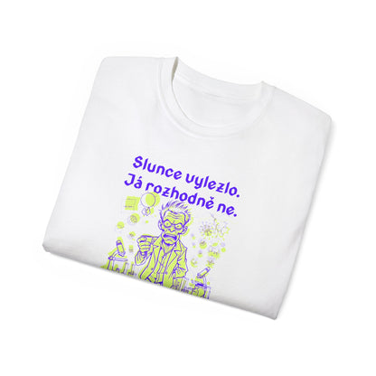 Tričko pro biologa - Káva a Zkoumání Přírody