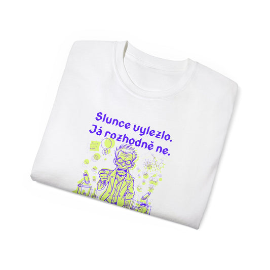 Tričko pro biologa - Káva a Zkoumání Přírody