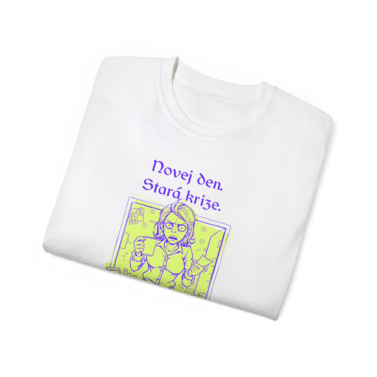 Tričko pro bankéřku - Ranní Peklo Bankéřky Tričko