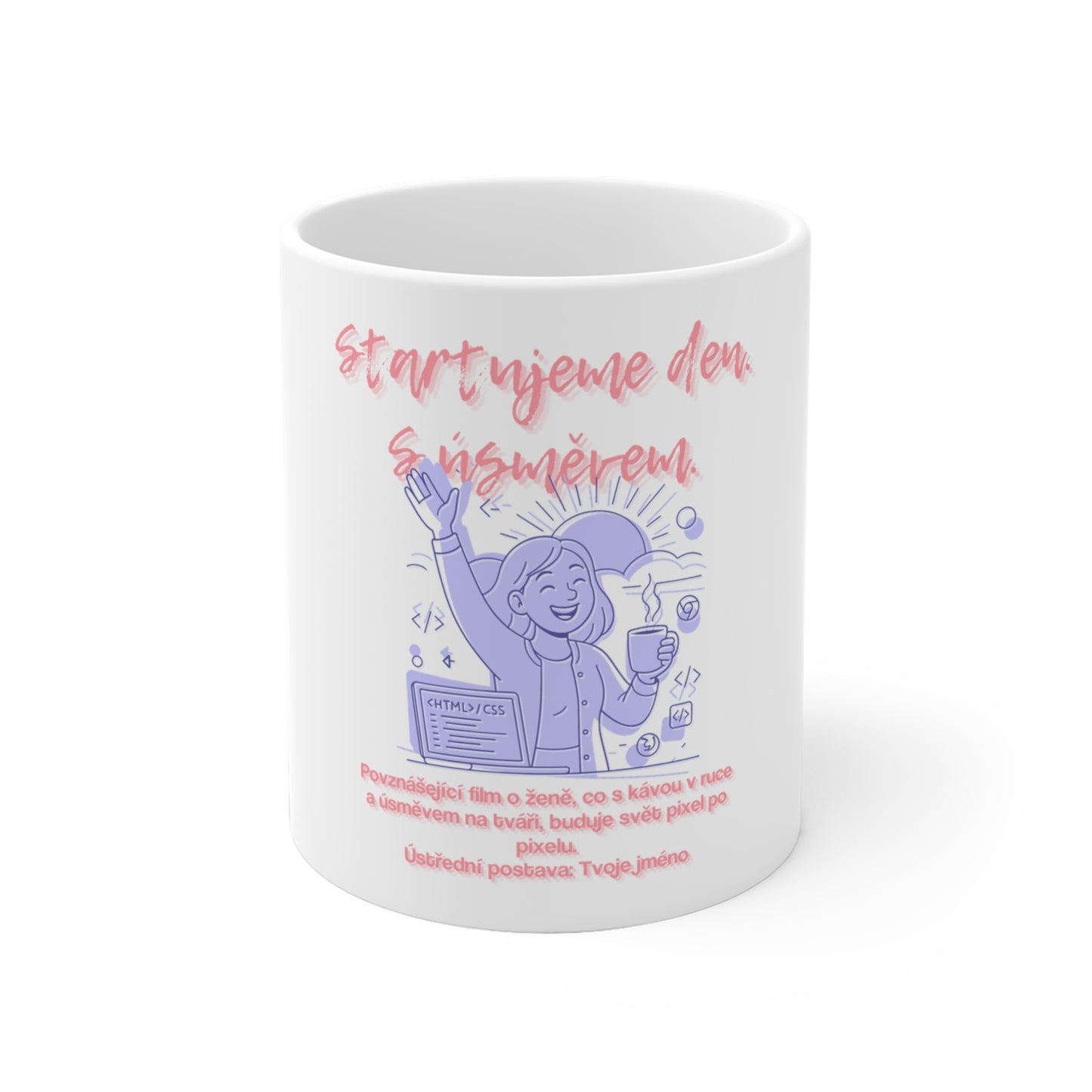 Hrnek pro frontend vývojářku - Premiéra dobrého rána frontend vývojářky