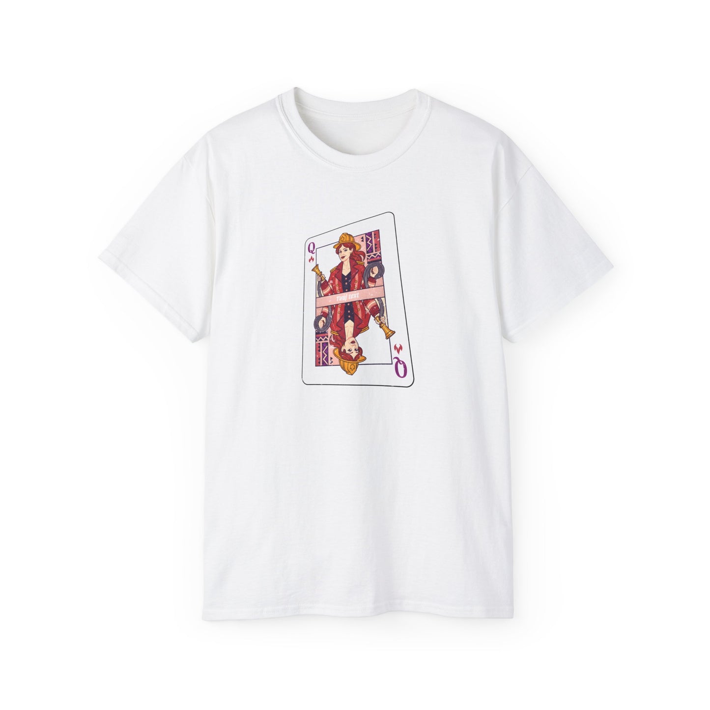 Tričko pro hasičku - Královna ohně: Pro hasičky s jiskrou