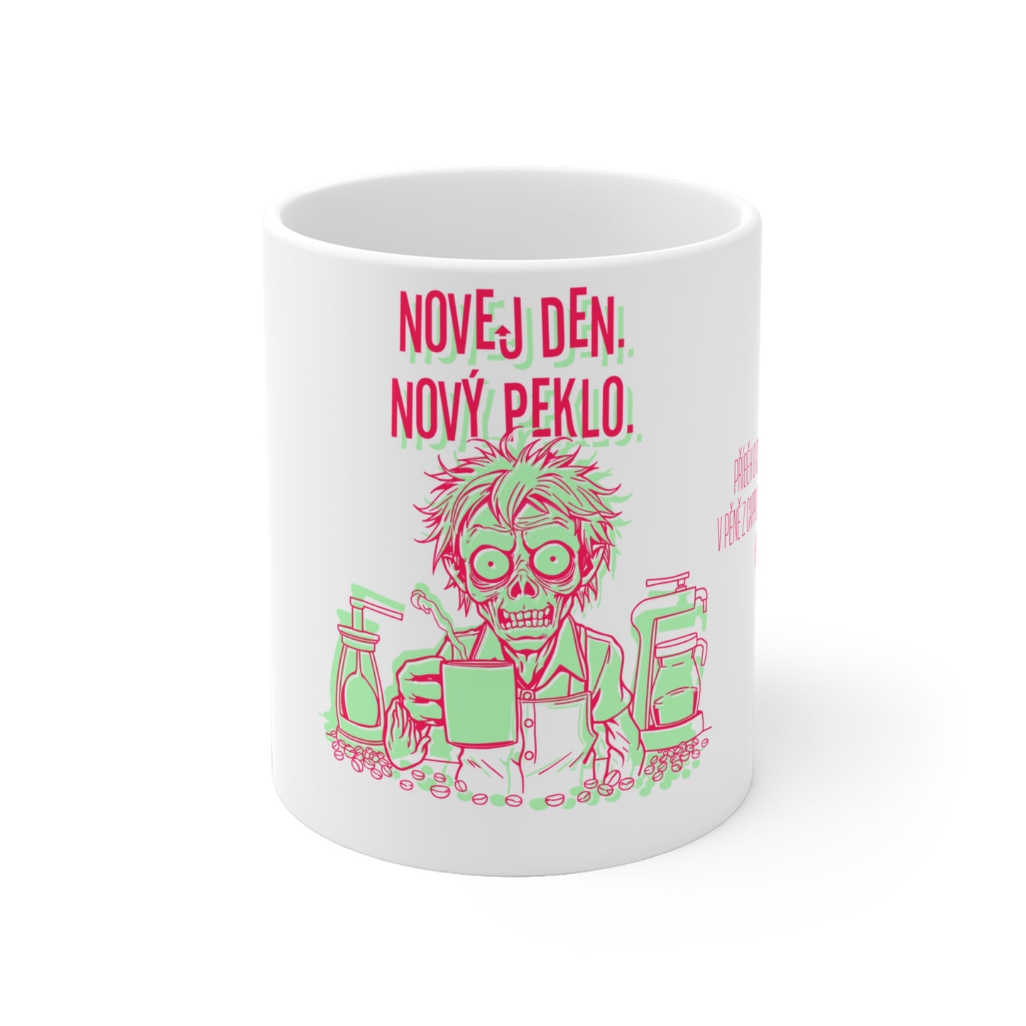 Hrnek pro baristu - Baristův ranní boj s realitou