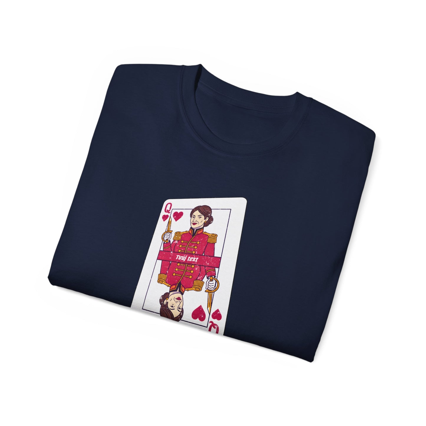 Tričko pro vojákyně - Královna Pokeru v Bojové Zbroji