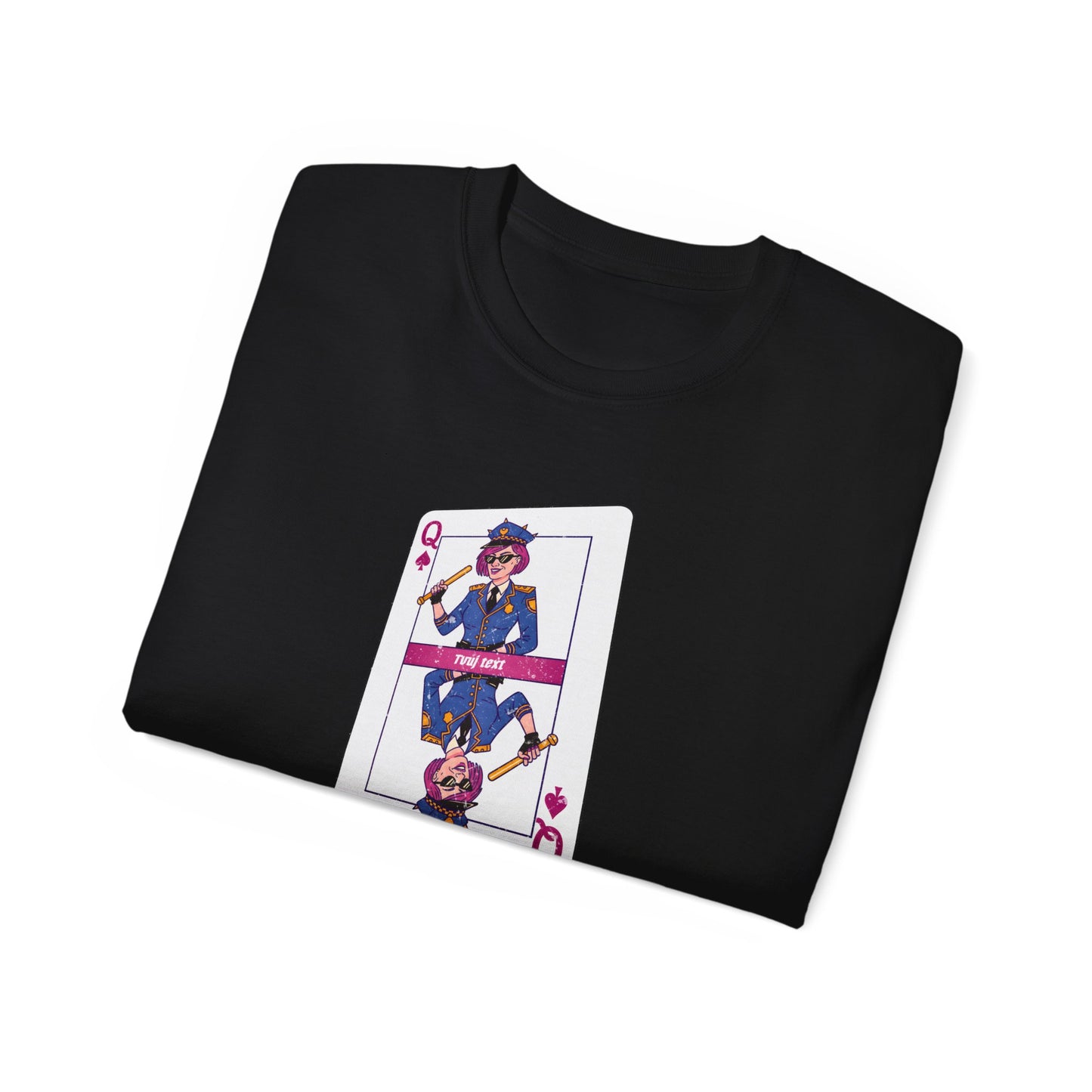 Tričko pro policistku - Poker Queen in Uniform