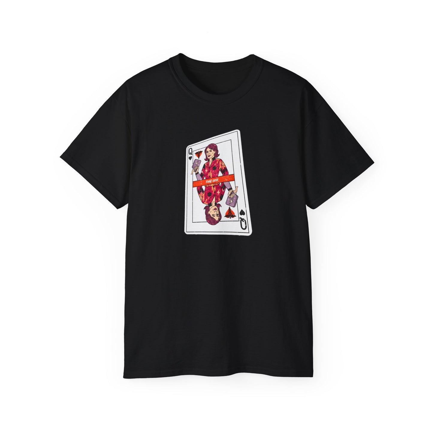 Tričko pro záchranářku - Karty na stole: Záchranářka Queen