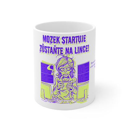 Hrneček pro testerku softwaru - Testerka vs. Mozek Startuje