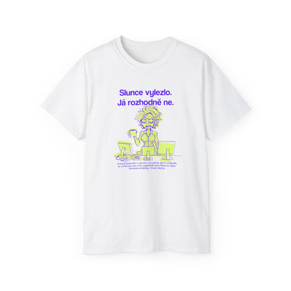 Tričko pro recepční - Ironické Ranní Peklo Tričko