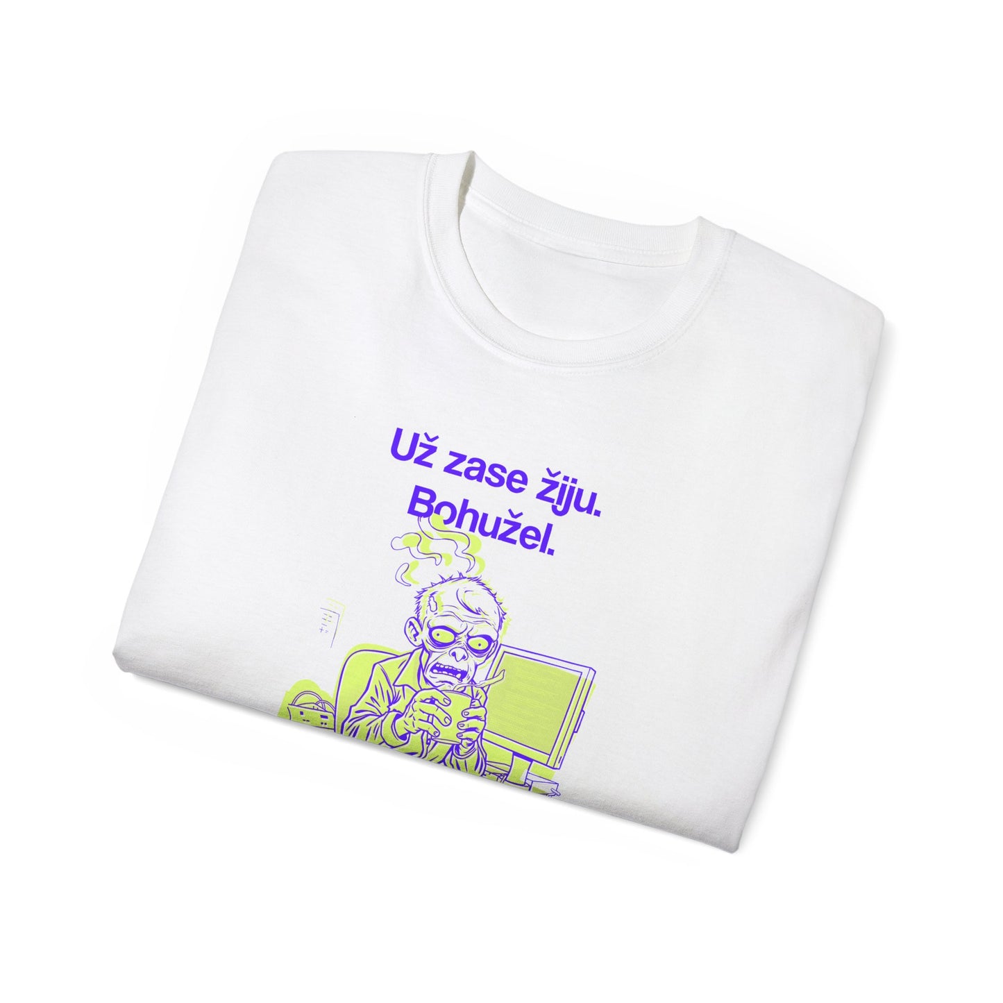 Tričko pro ajťáka - Ajťákovo Ranní Peklo