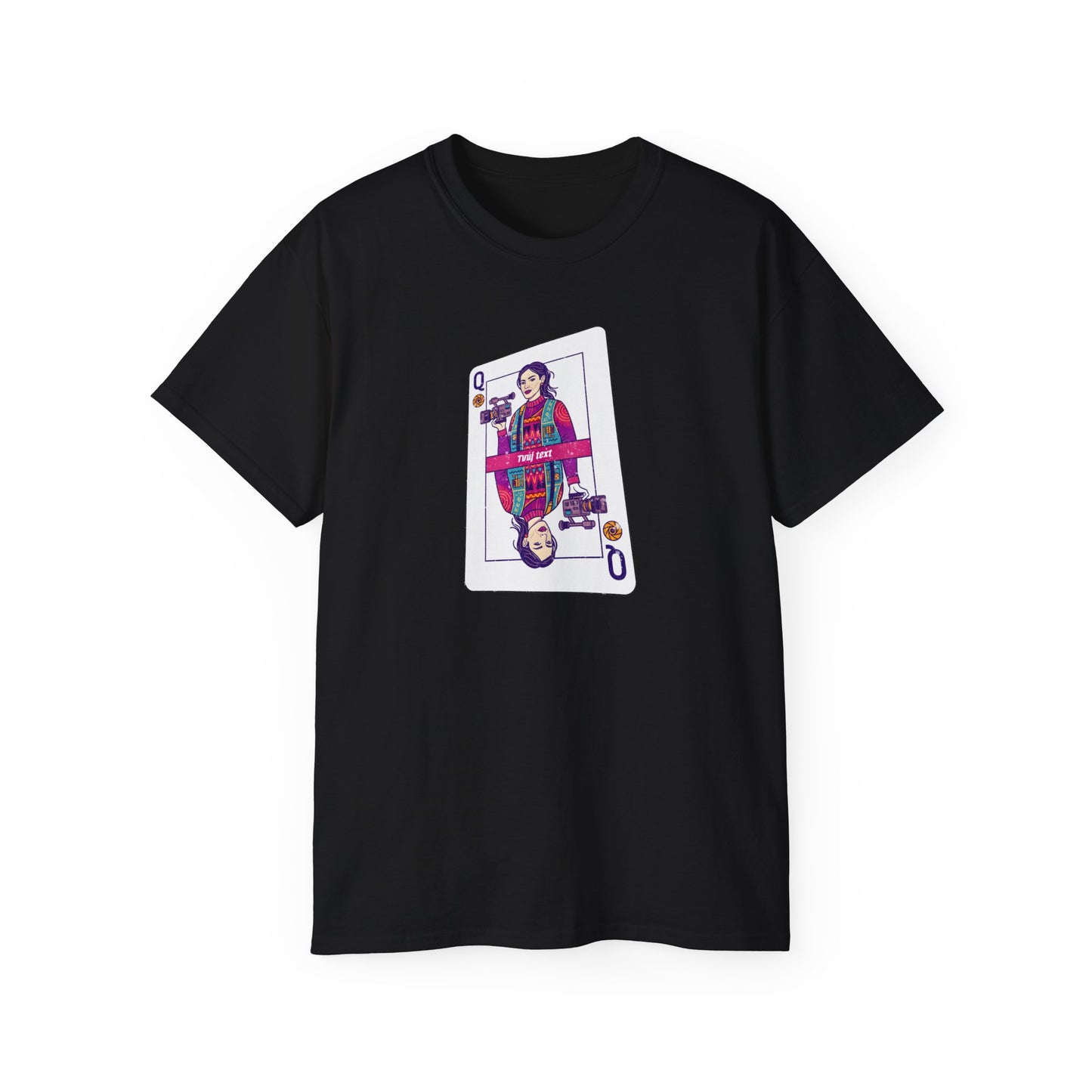 Tričko pro kameramanku - Kameramanka: Královna mezi kartami