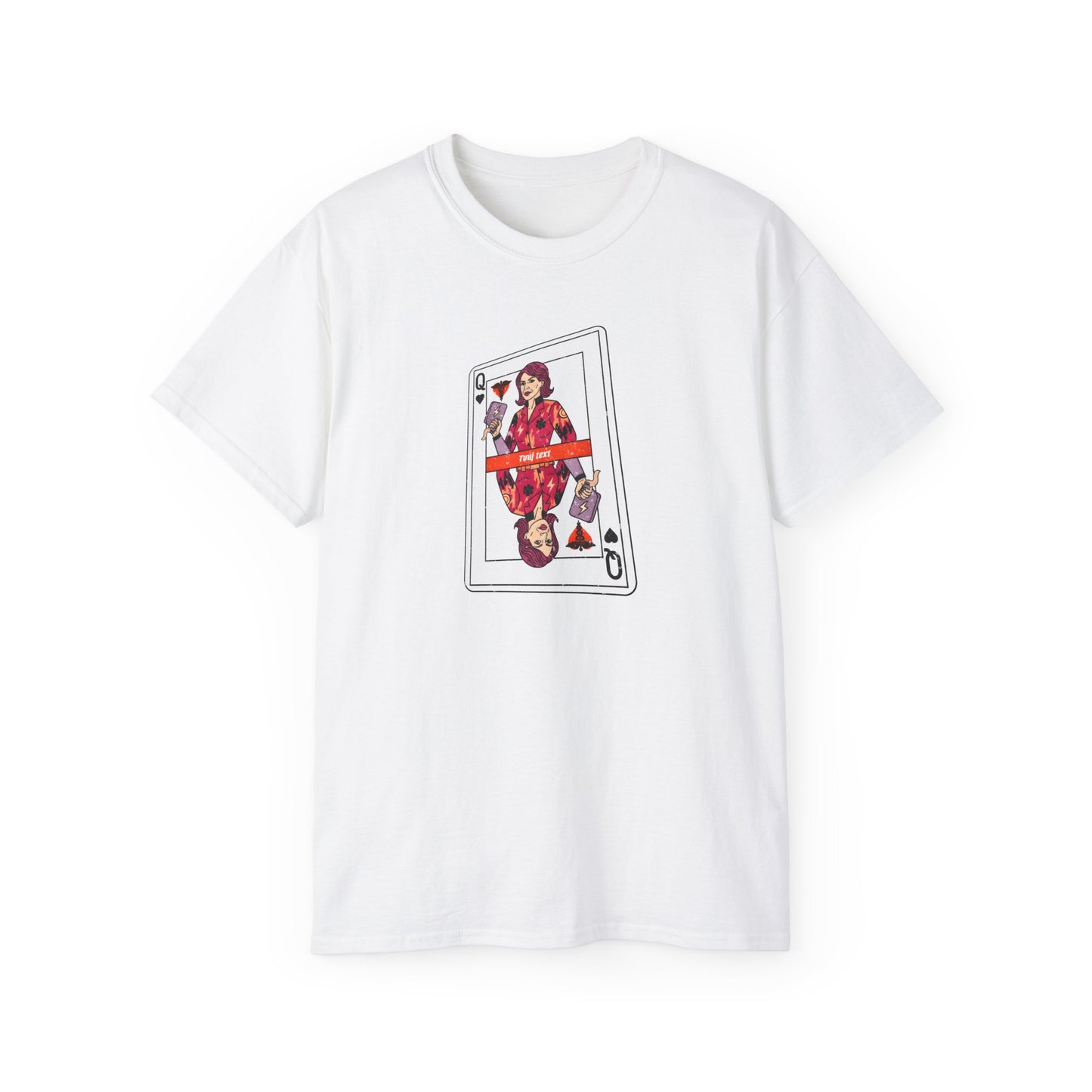 Tričko pro záchranářku - Karty na stole: Záchranářka Queen