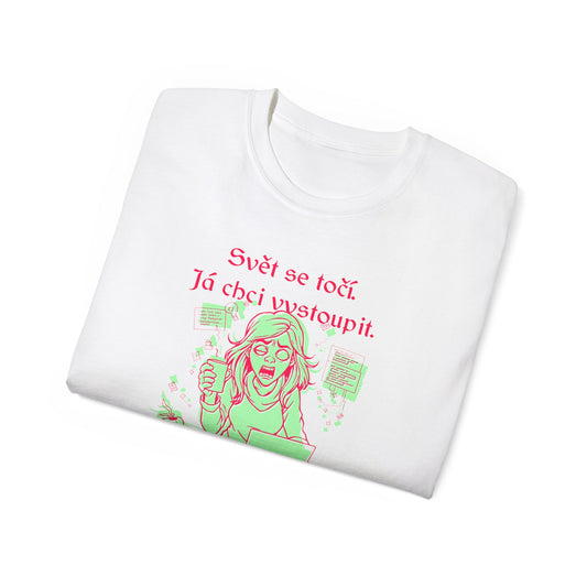 Tričko pro programátorku - Programátorka: Ráno a Krize