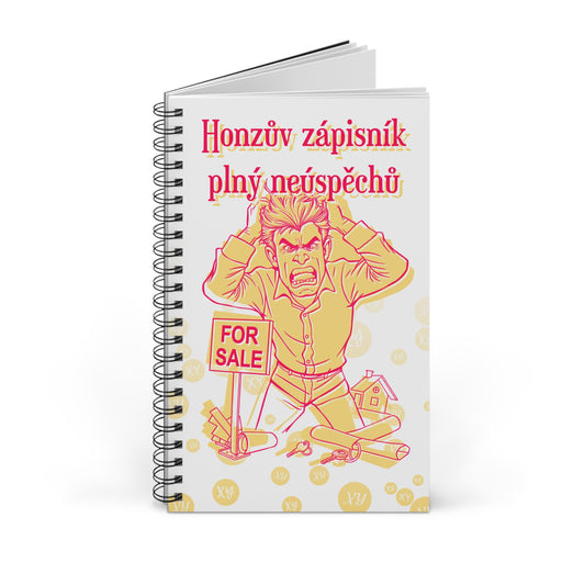 Zápisník pro realitního makléře - Zápisník marných slibů pro realitního makléře