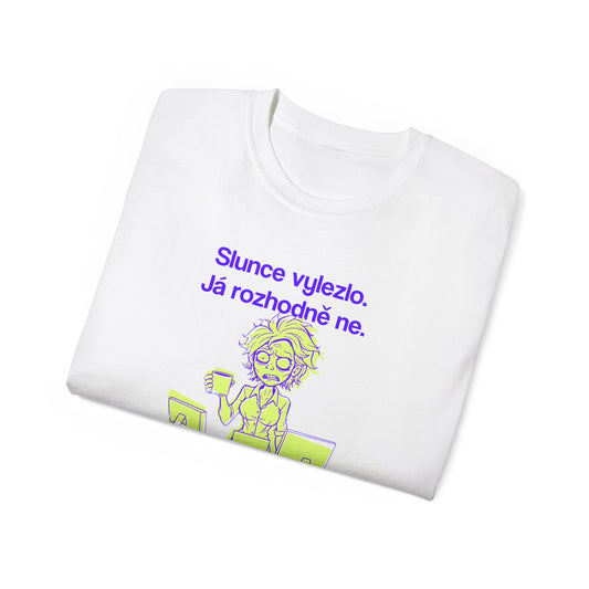 Tričko pro recepční - Ironické Ranní Peklo Tričko