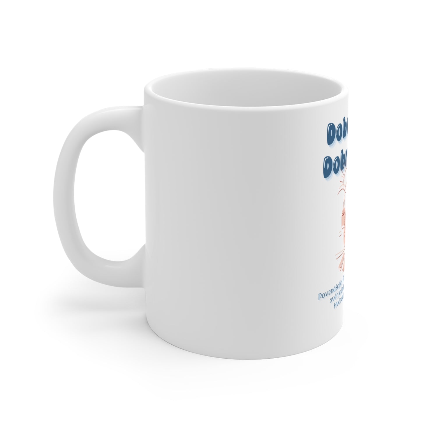 Hrnek pro designérku - Premiéra dobrého rána designérky