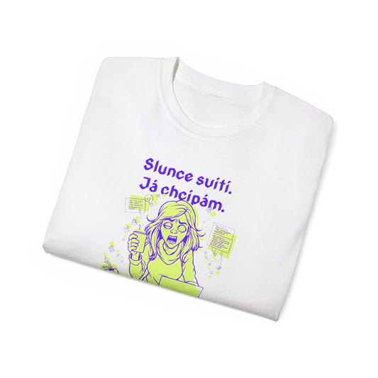 Tričko pro programátorku - Probuď se, programátorko!