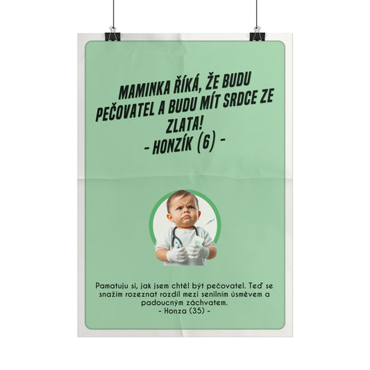Plakát A3 pro pečovatele - Pečovatelova ztráta iluzí