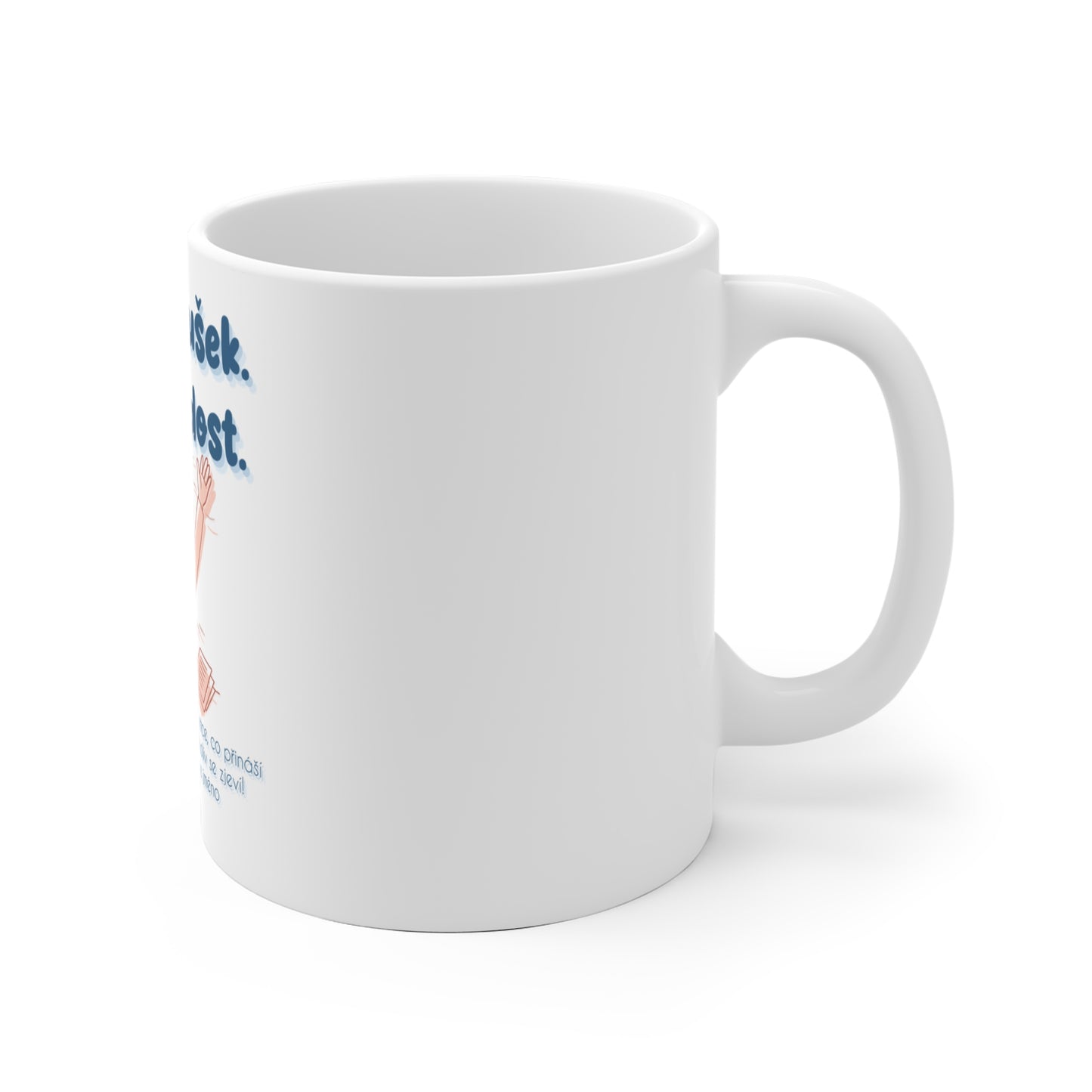 Hrnek pro asistentku managementu - Premiéra nového úsvitu: První doušek. Čistá radost. Pozvánka asistentky managementu