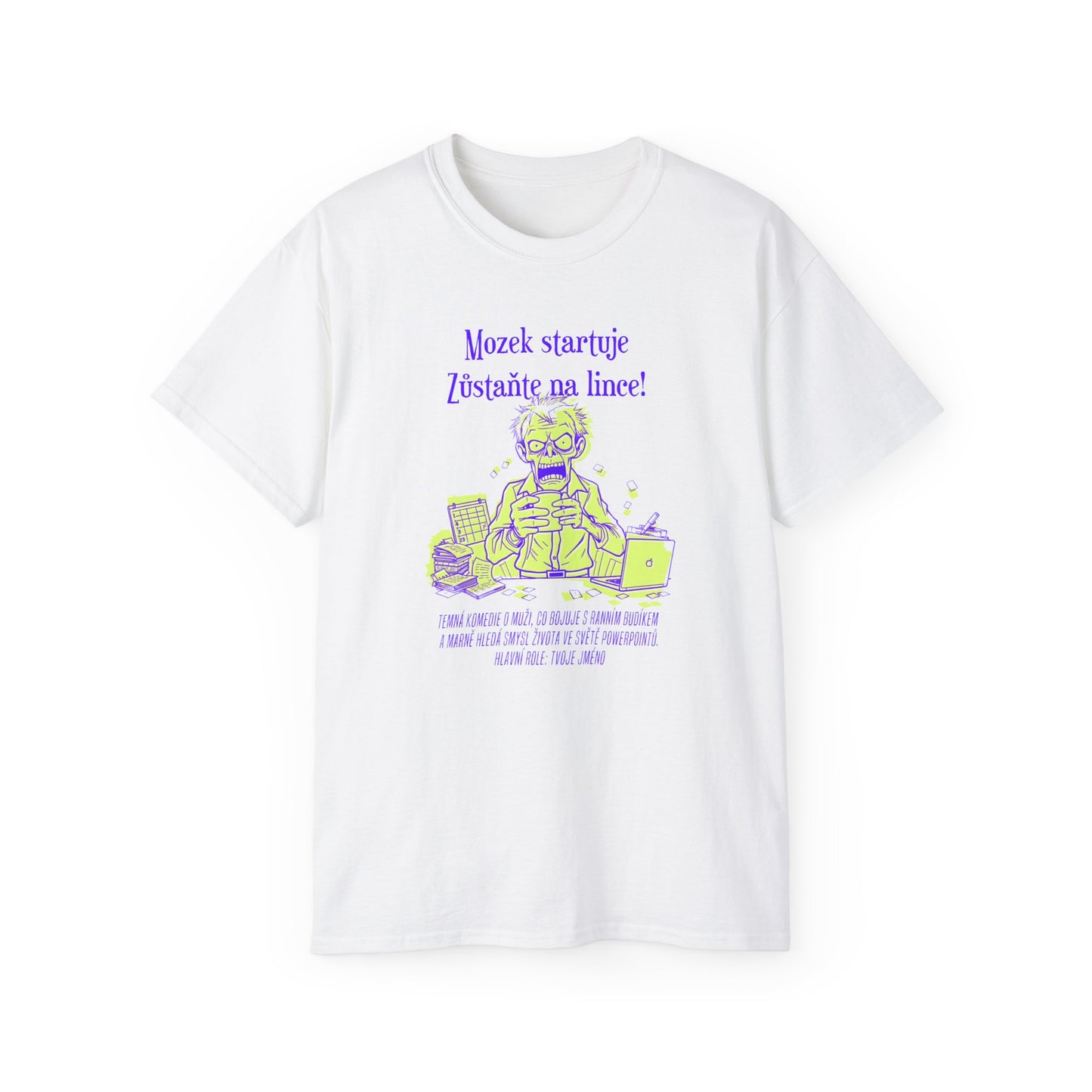 Tričko pro projektového manažera - Ranní Peklo PowerPointů