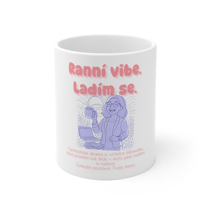 Hrneček pro učitelku informatiky - Ranní vibe informatikářky: Ladím se na vlnu