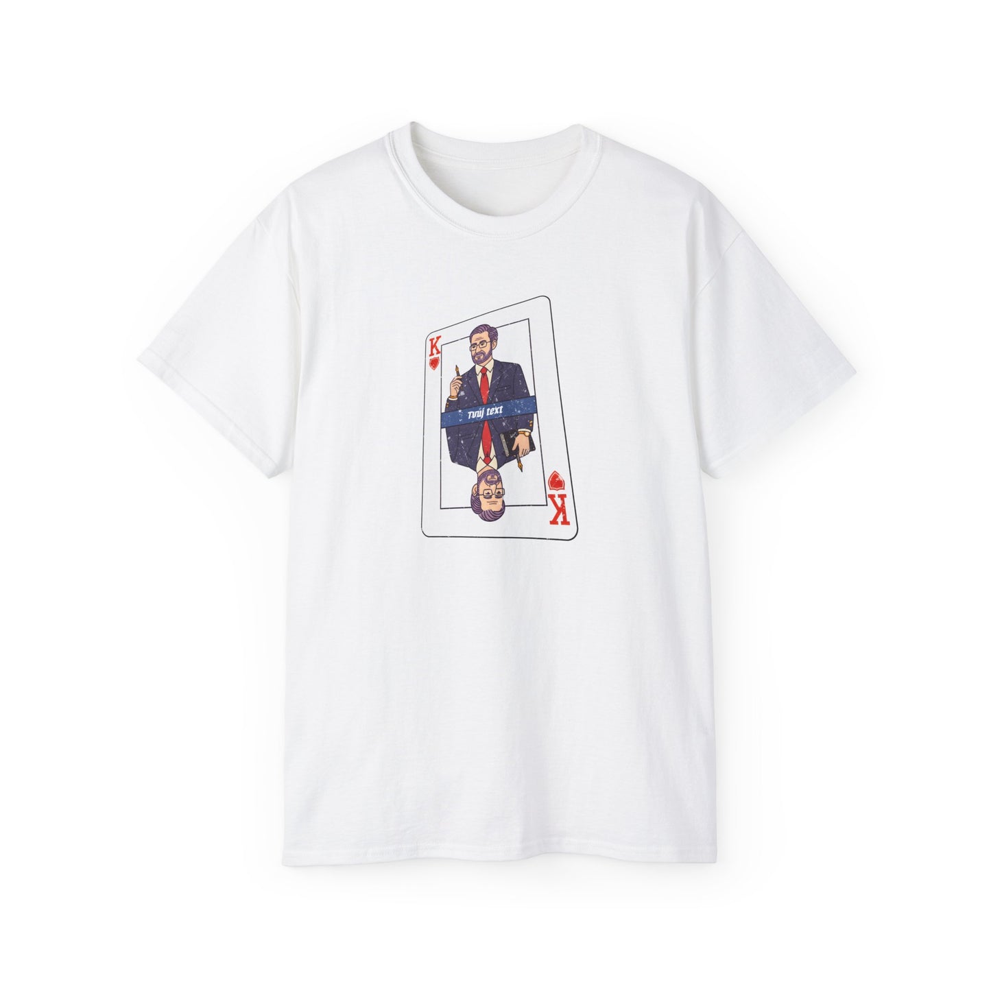 Tričko pro manažera firmy - Král Pokeru v Manažerském Stylu