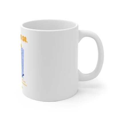 Hrnek pro řidiče kamionu - Úsvit kamioňáka: Probouzím se. Děkuju.