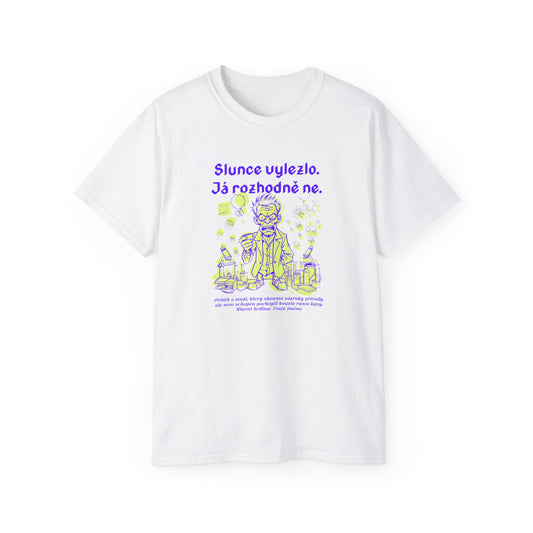 Tričko pro biologa - Káva a Zkoumání Přírody