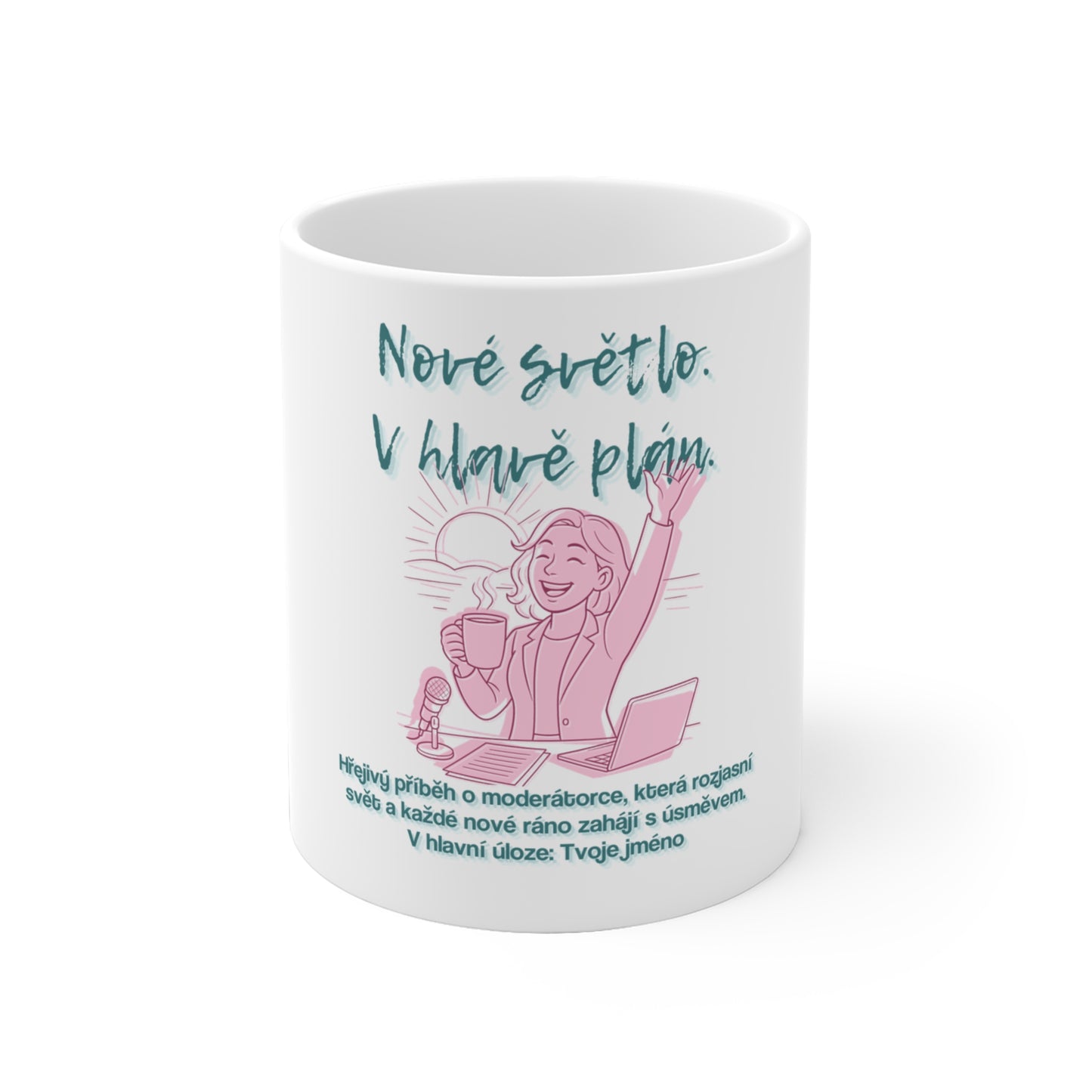 Hrneček pro moderátorku - Premiéra nového světla: Moderátorka