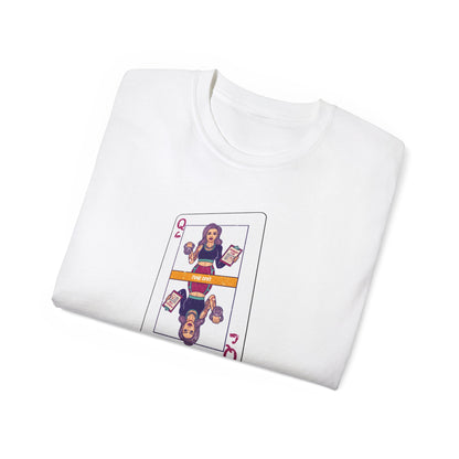 Tričko pro fitness trenérku - Královna fitka: Tvoje hrací karta