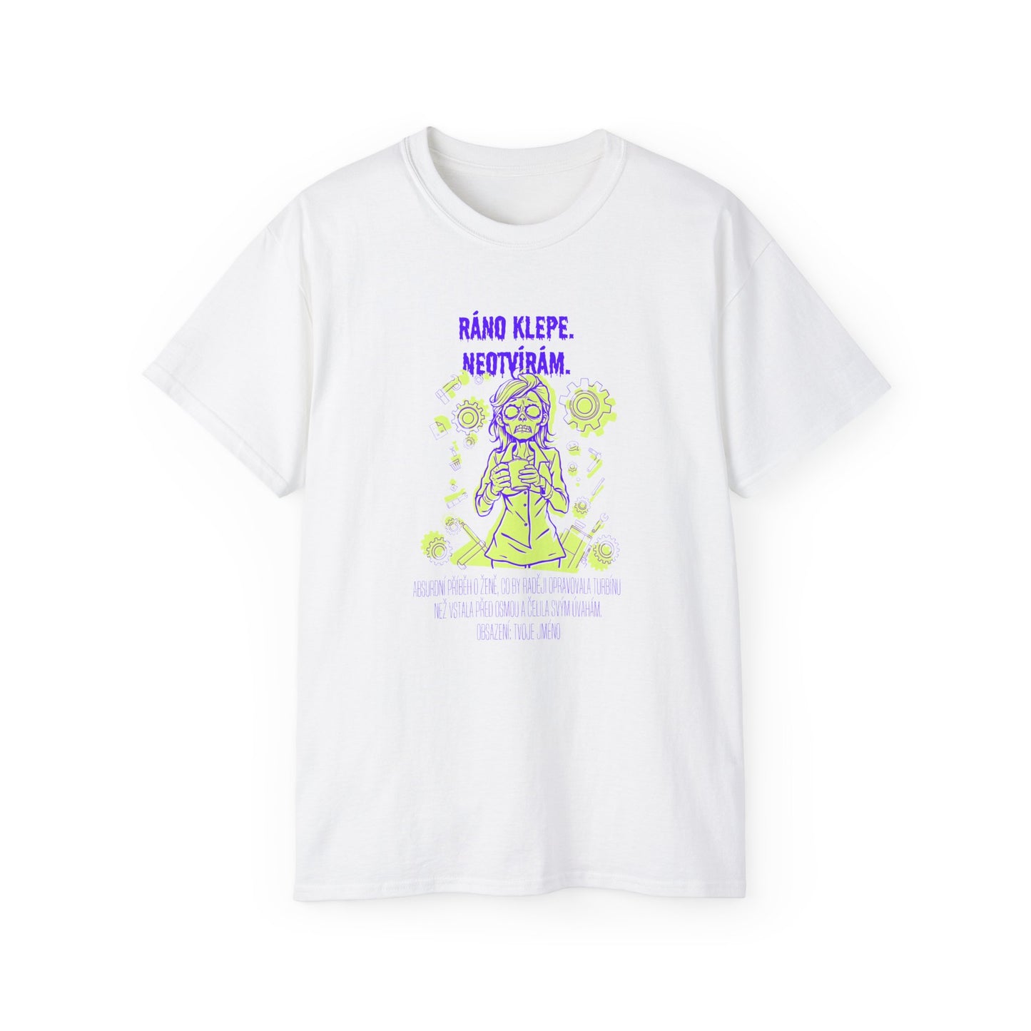 Tričko pro mechanickou inženýrku - Inženýrka bez Budíku