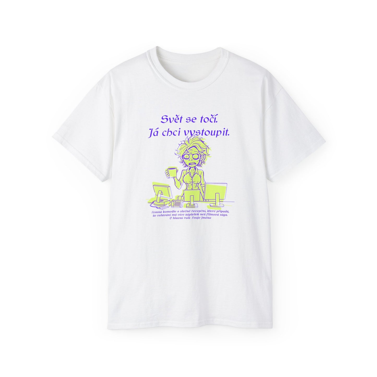 Tričko pro recepční - Recepční: Ranní Spleť