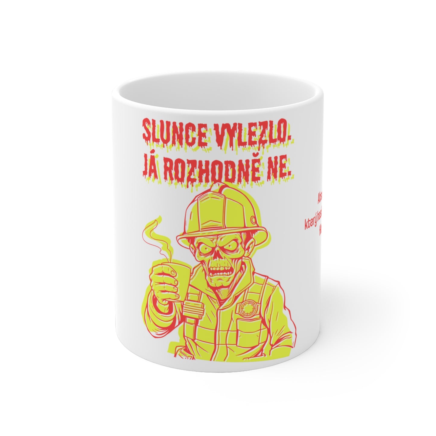Hrnek pro hasiče - Hasičovo chaotické ráno