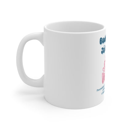 Hrneček pro telemarketérku - Premiéra probouzení telemarketérky: Budík zpívá. Já tančím.