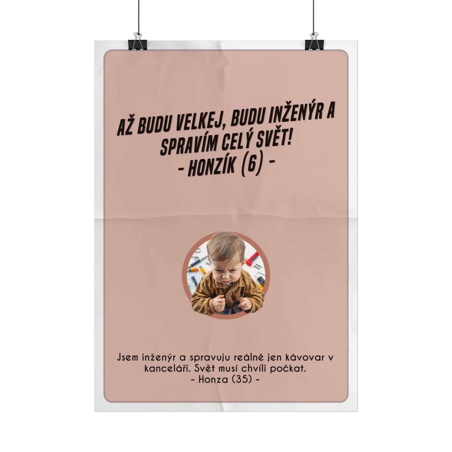 Plakát A3 pro inženýra - Inženýrova ztráta iluzí