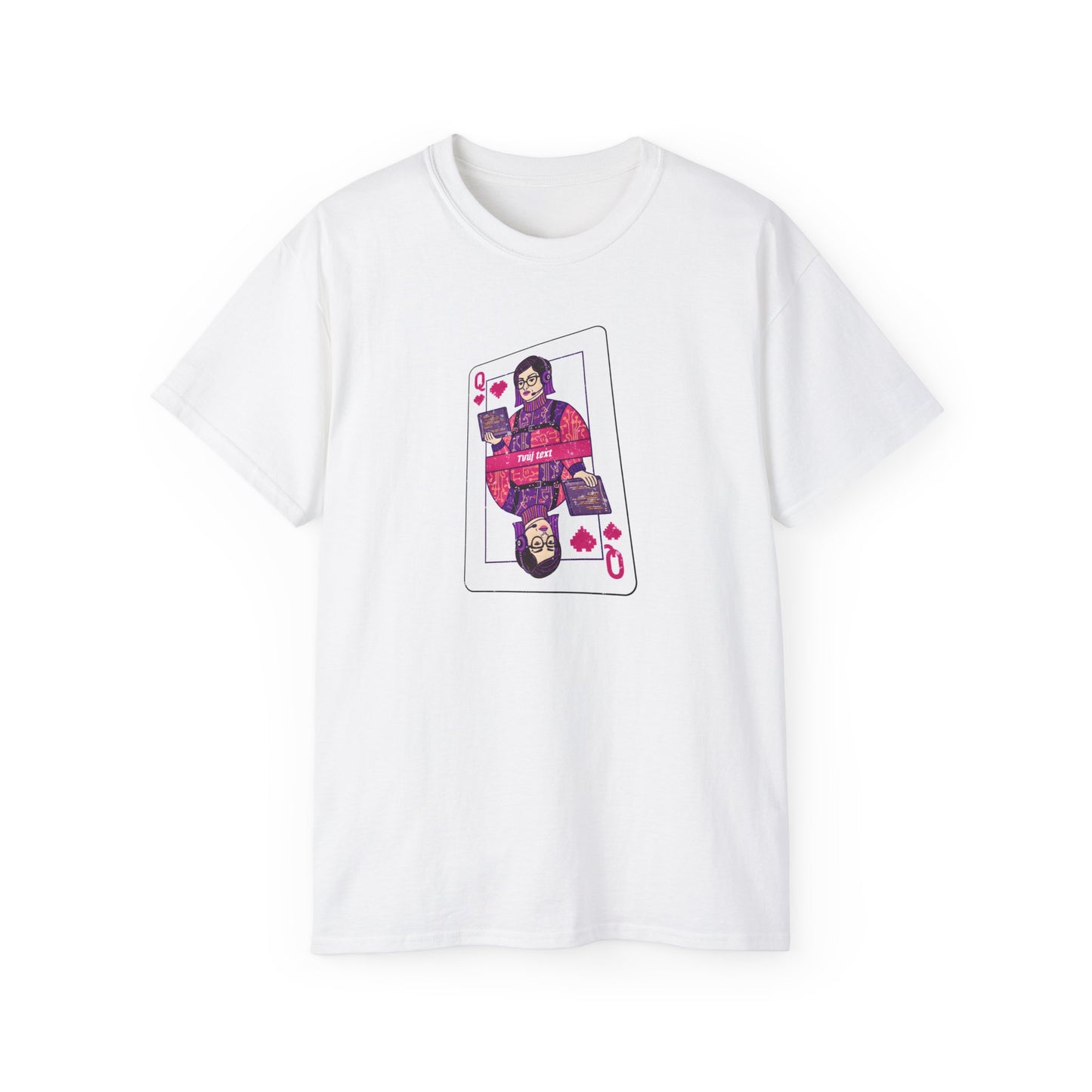 Tričko pro programátorku - Královna Kódů - Pokerová Programátorka