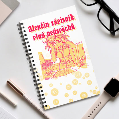 Zápisník pro administrativní pracovnici - Deník přepracovaných a podplacených