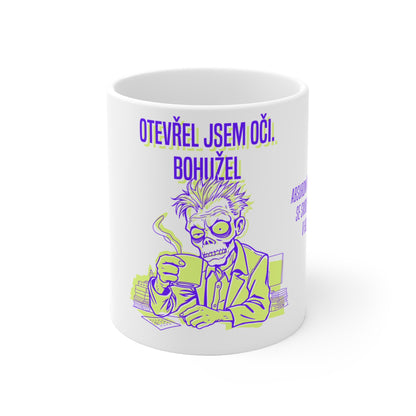 Hrnek pro office manažera - Manažerův ranní boj