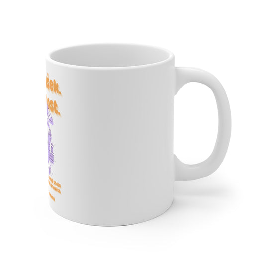 Hrneček pro letušku - Úsvit prvního doušku. Čistá radost. letuška