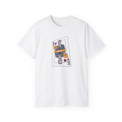 Tričko pro manažera - King v kanclu: Boss tričko s kartovým motivem