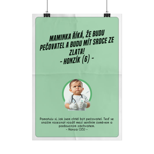 Plakát A3 pro pečovatele - Pečovatelova ztráta iluzí