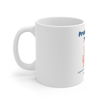 Hrnek pro instruktorku jógy - Premiéra dobrého rána instruktorky jógy: Probouzím se. Děkuju.