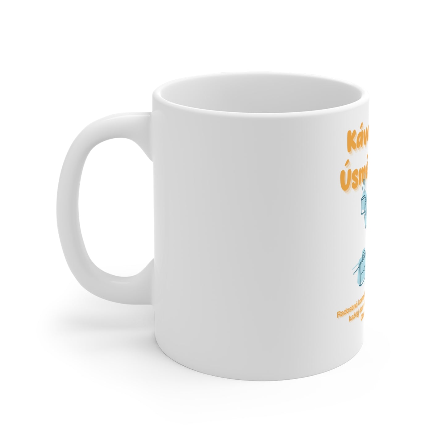 Hrnek pro obchodního zástupce - Svítání obchodního zástupce: Káva v ruce. Úsměv v duši.