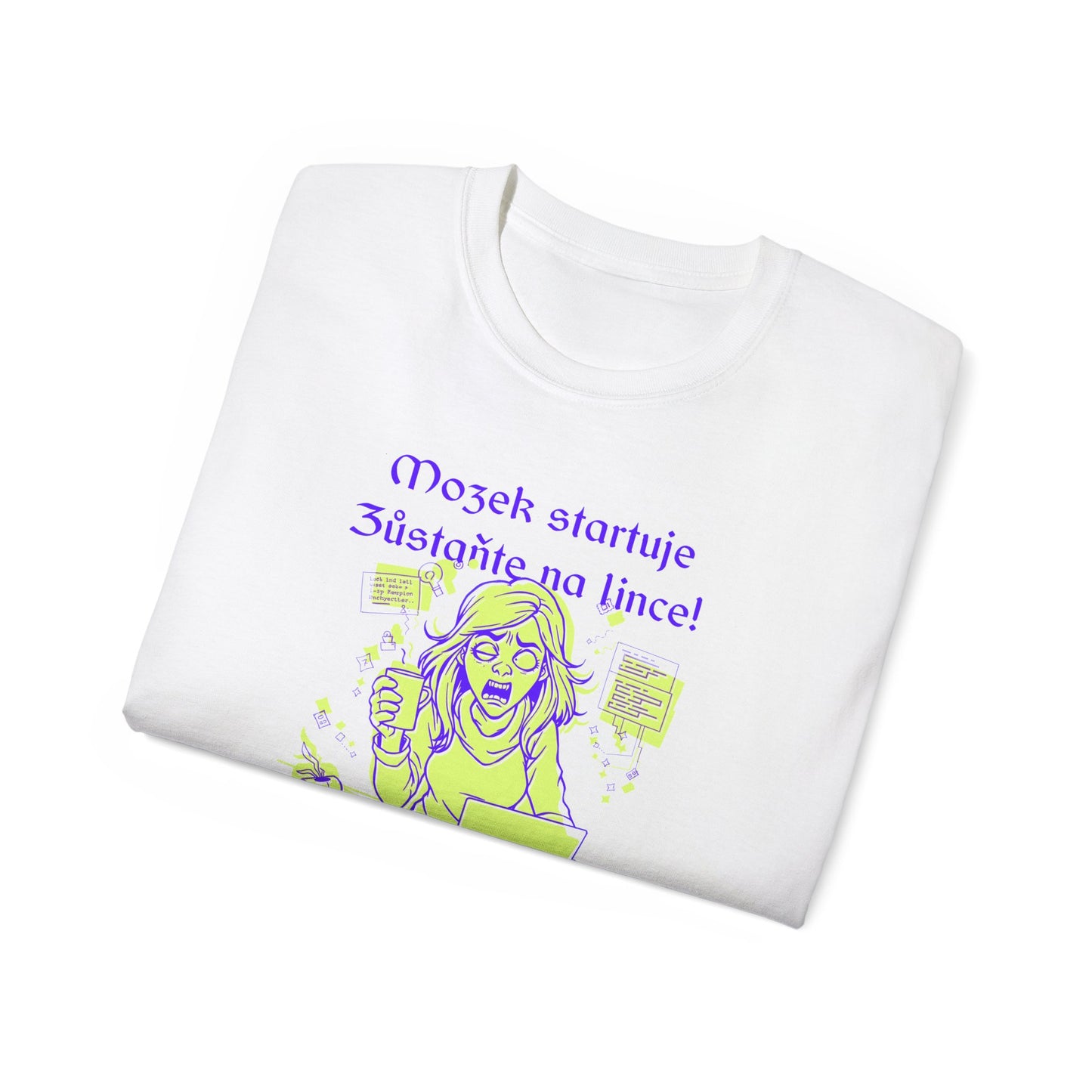 Tričko pro programátorku - Mozek v Ranním Mlze